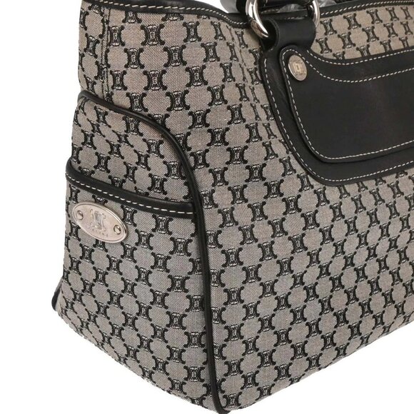 Celine Gray Canvas Macadam Boogie Tote Handbag - Picture 7 of 10